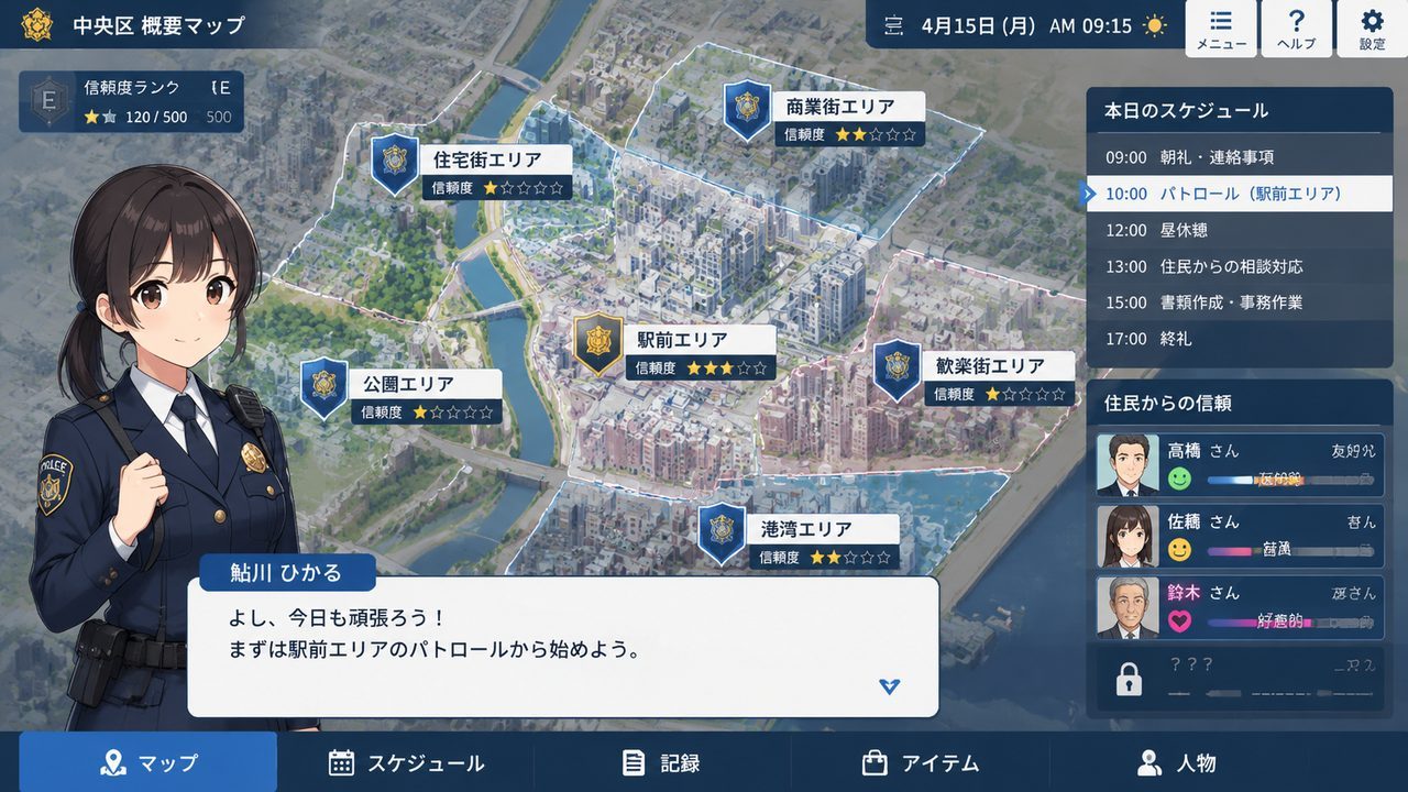 极道无赖EX 女警鮎川光 角色路线 页面配图 1